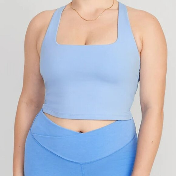 Light Support PowerChill Cross-Back Longline Sports Bra - Picture 3 of 5